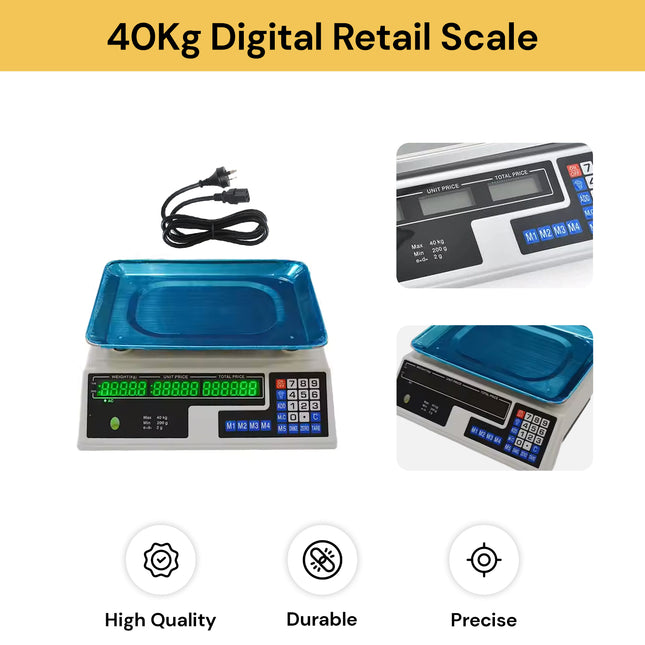 40Kg Digital Retail Scale