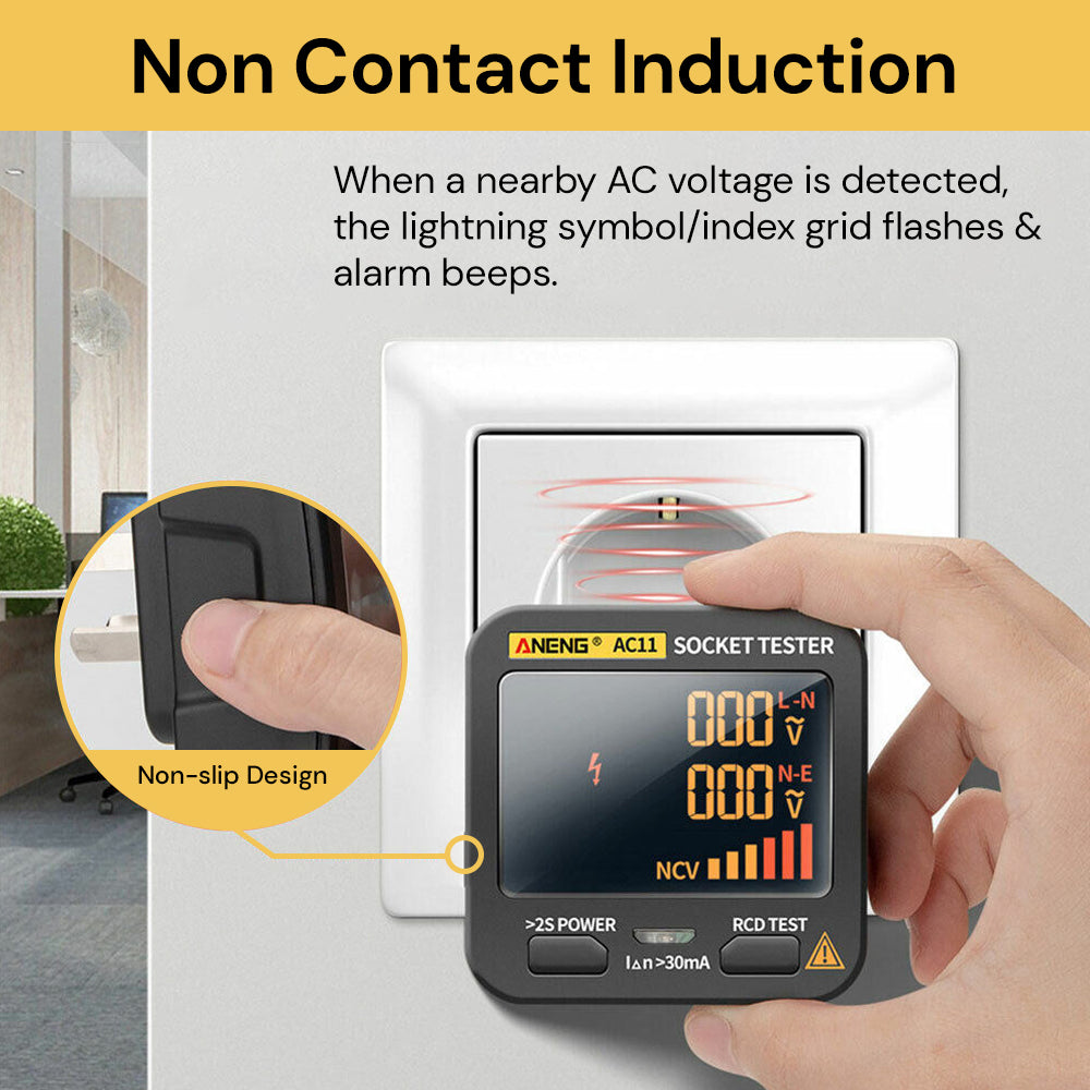 Digital Socket Tester Smart Voltage Detector