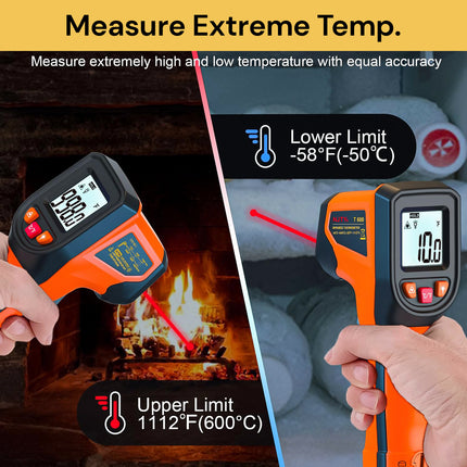 Laser Infrared Thermometer Non-Contact Digital Temperature Gun