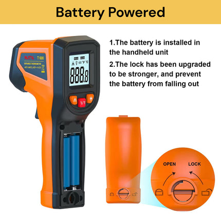 Laser Infrared Thermometer Non-Contact Digital Temperature Gun