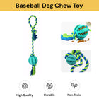 Rubber Baseball Dog Chew Toy