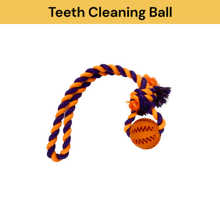 Rubber Baseball Dog Chew Toy