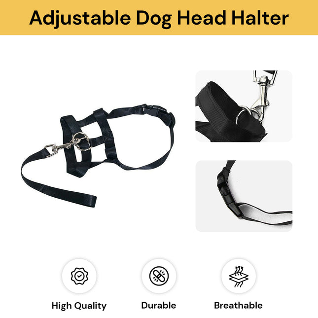 Adjustable Dog Head Halter