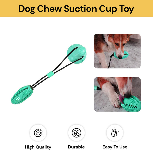 Dog Chew Suction Cup Tug of War Toy