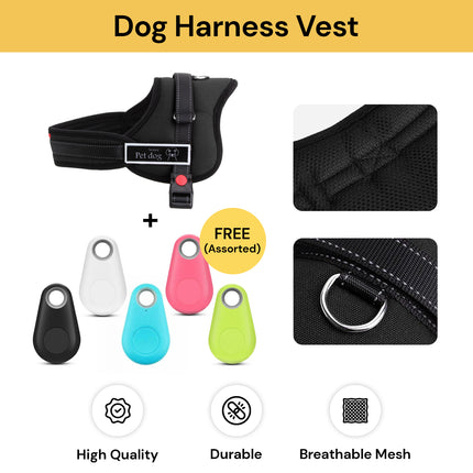 Buy Dog Harness Vest Get Bluetooth GPS Tracker Free