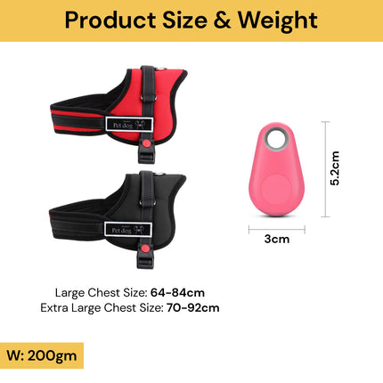 Buy Dog Harness Vest Get Bluetooth GPS Tracker Free