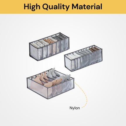 6/7/9/11 Grids Foldable Drawer Organizers