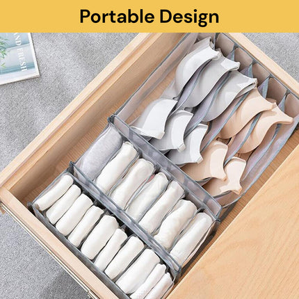 6/7/9/11 Grids Foldable Drawer Organizers