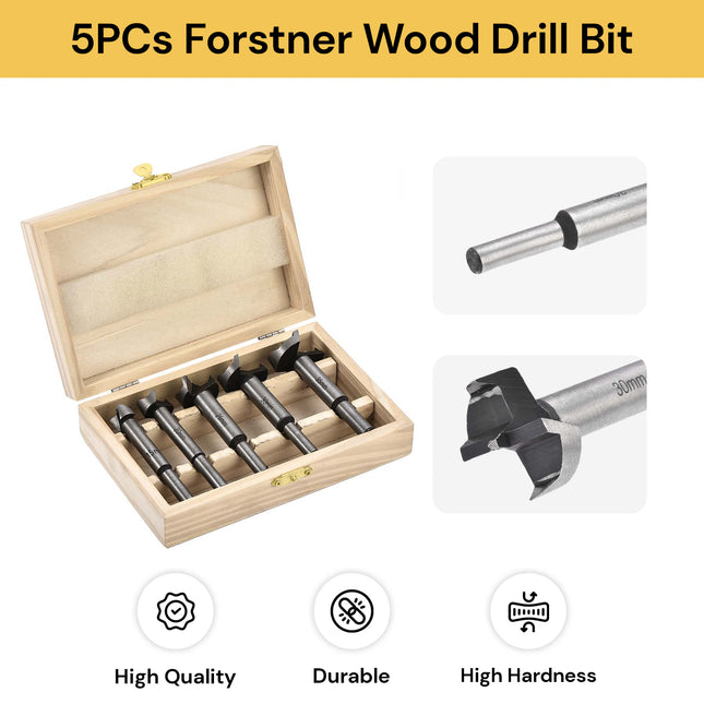 5PCs Forstner Wood Drill Bit