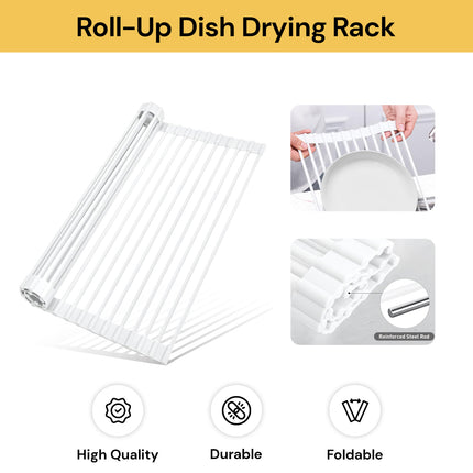 Roll-Up Dish Drying Rack