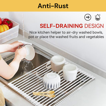 Roll-Up Dish Drying Rack