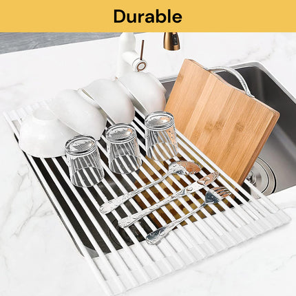 Roll-Up Dish Drying Rack