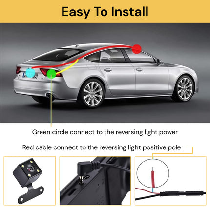 HD Car DVR Dual Lens Car Camera