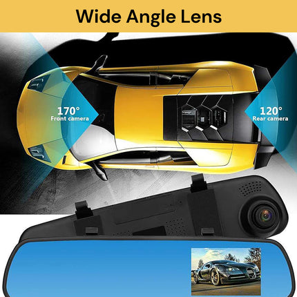 HD Car DVR Dual Lens Car Camera