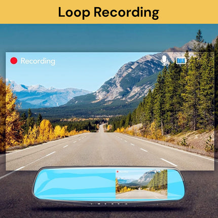 HD Car DVR Dual Lens Car Camera