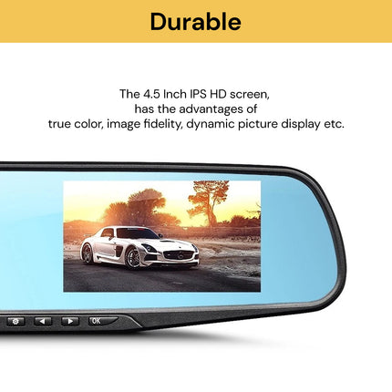 HD Car DVR Dual Lens Car Camera
