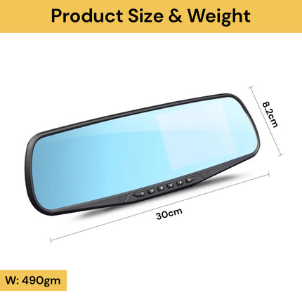 HD Car DVR Dual Lens Car Camera