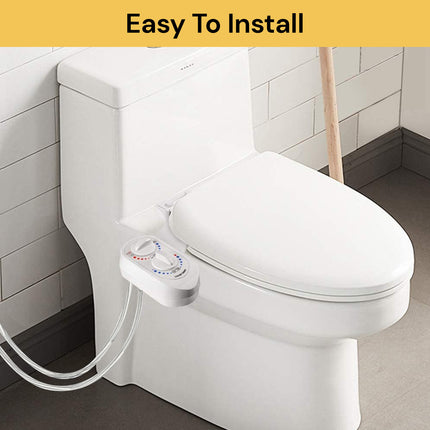 Dual Nozzle Hot Cold Water Toilet Bidet 