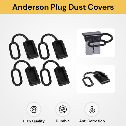 4PCs Anderson Plug Dust Covers