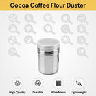 Cocoa Coffee Duster With 16pcs Decor Stencils