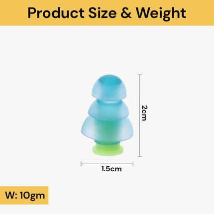 Pair of Silicone Ear Plugs