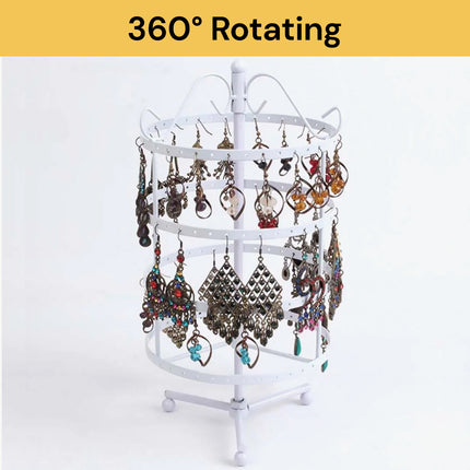 4 Tier Rotating Earring Organiser Stand