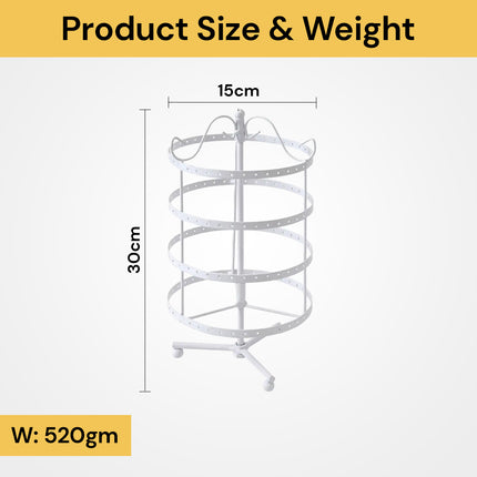 4 Tier Rotating Earring Organiser Stand