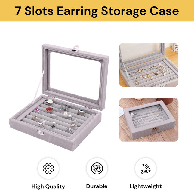 7 Slots Earring Storage Case