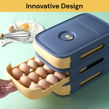 Egg Container For Fridge