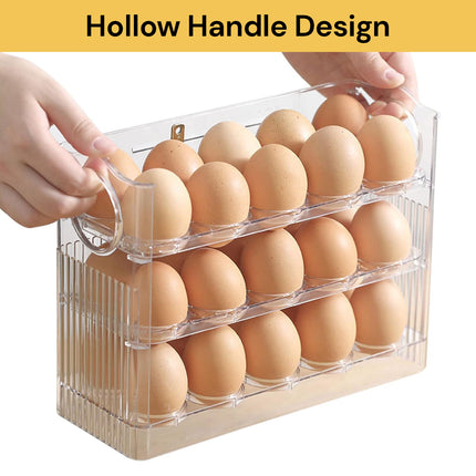 3 Layer Egg Holder For Refrigerator