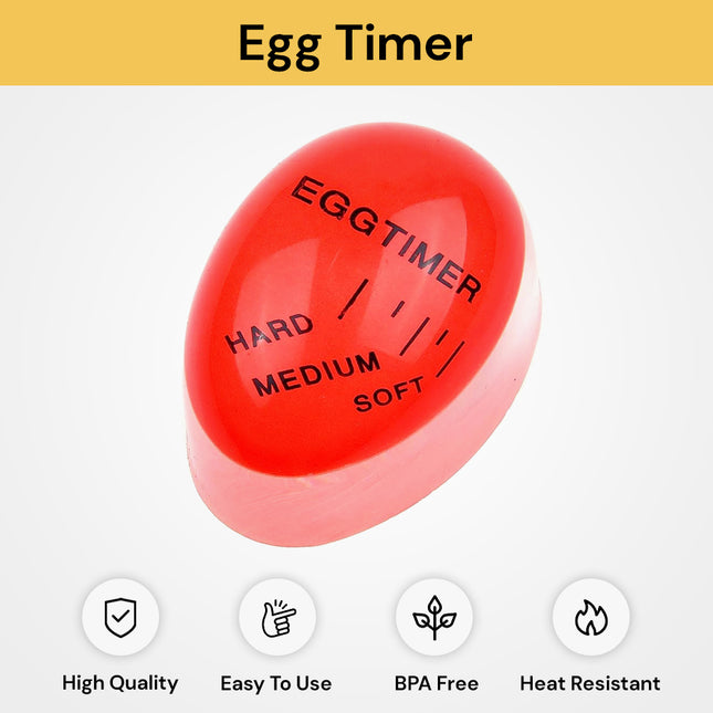 Color Changing Egg Timer - Precise, Visual Countdown