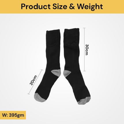 Unisex Electric Heated Socks With Battery