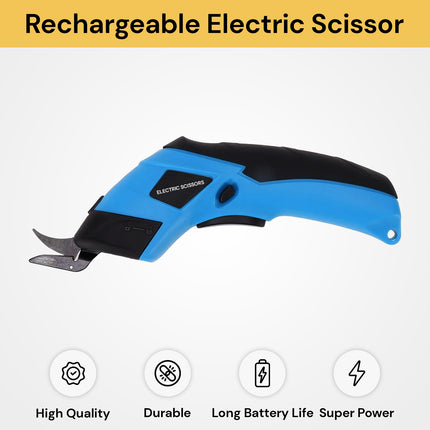 Rechargeable Electric Scissor | Single Button Operation | Long Battery Life | Compact Design