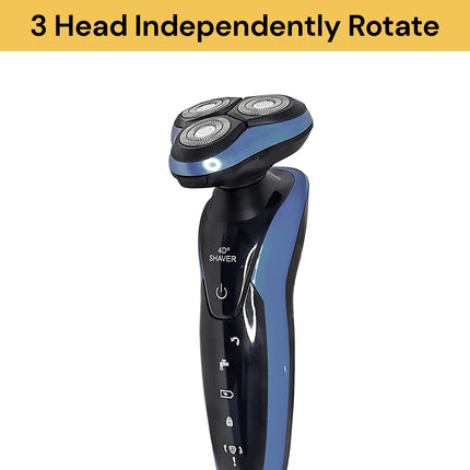 4D Rotating Rechargeable Electric Shaver