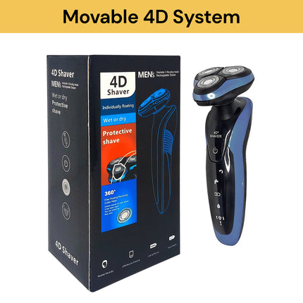 4D Rotating Rechargeable Electric Shaver