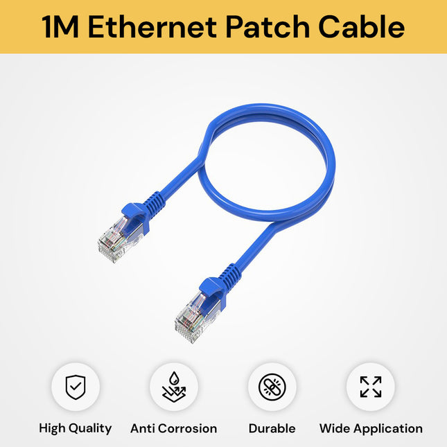 Cat5e Ethernet Network Patch Cable - High-Speed, Reliable Connection