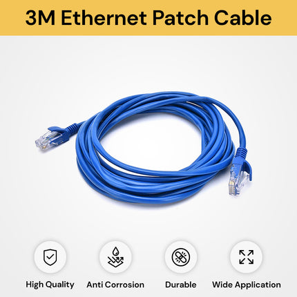 Cat5e Ethernet Network Patch Cable - High-Speed, Reliable Connection