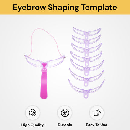 8 In 1 Eyebrow Shaping Template