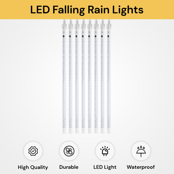 8 Tubes LED Falling Rain Lights