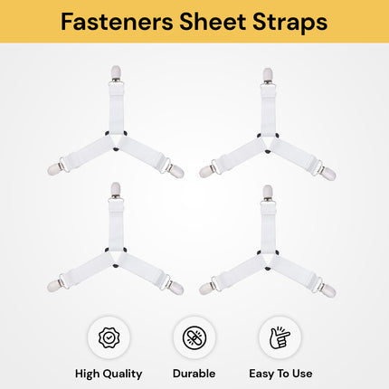 4 PCs Fasteners Sheet Straps