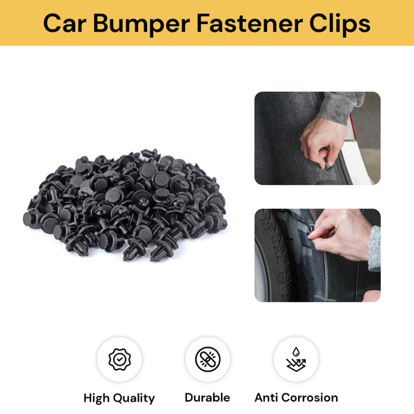 20Pcs 10mm Car Bumper Fastener Clips