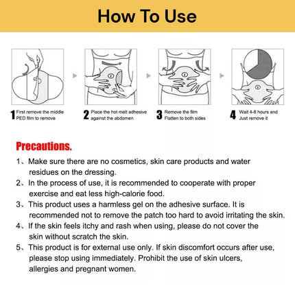 5PCs Belly Fat Burning Patches
