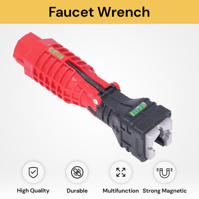 18-in-1 Multifunctional Faucet Wrench - Versatile, Compact