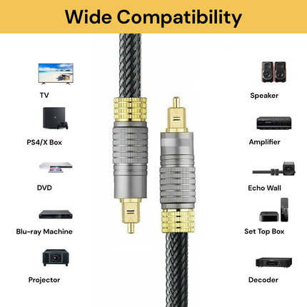 Toslink Optical Fibre Cable