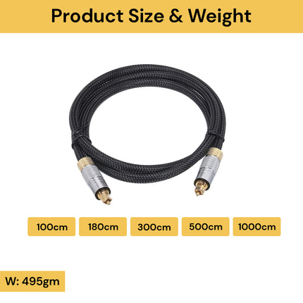 Toslink Optical Fibre Cable