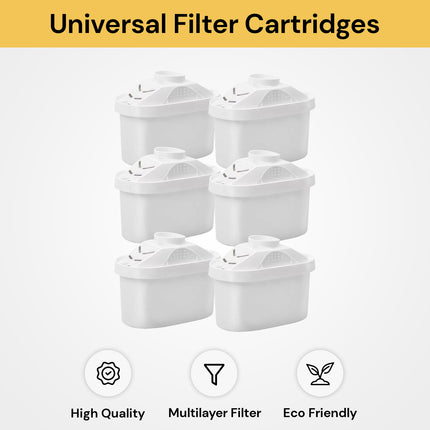 6PCs Universal Filter Cartridges