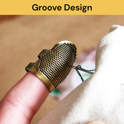 Adjustable Sewing Thimble - Finger Protector, Comfort Fit