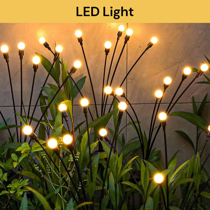 2PCs Solar LED Firefly Light