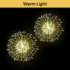 2PCs 150 LEDs Fireworks String Lights