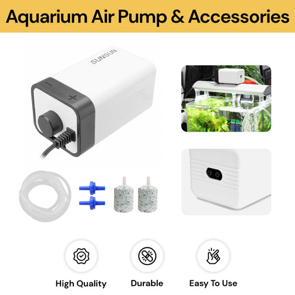 Aquarium Air Pump With Accessories